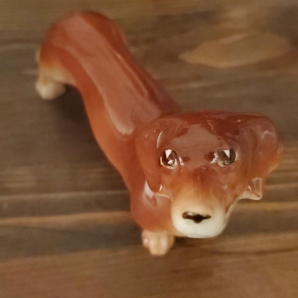 2 Vintage Porcelain Dog figurines - Picture 2 of 6